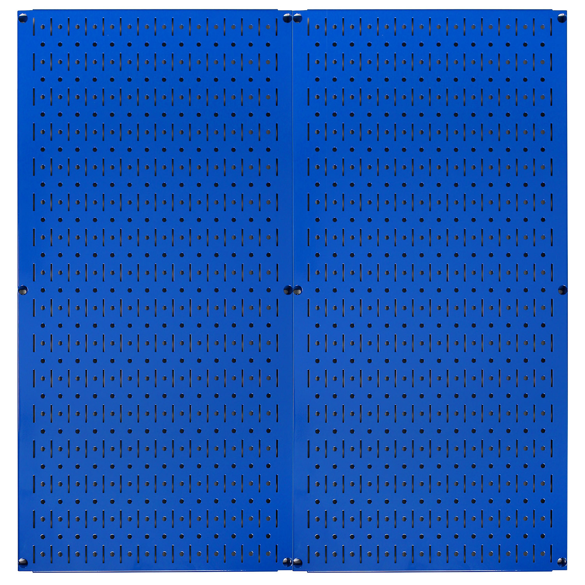 Wall Control Industrial Metal Pegboard Pack — 2 Blue Steel Tool Boards, Corrosion-Resistant, Model# 35IP-3232-BU